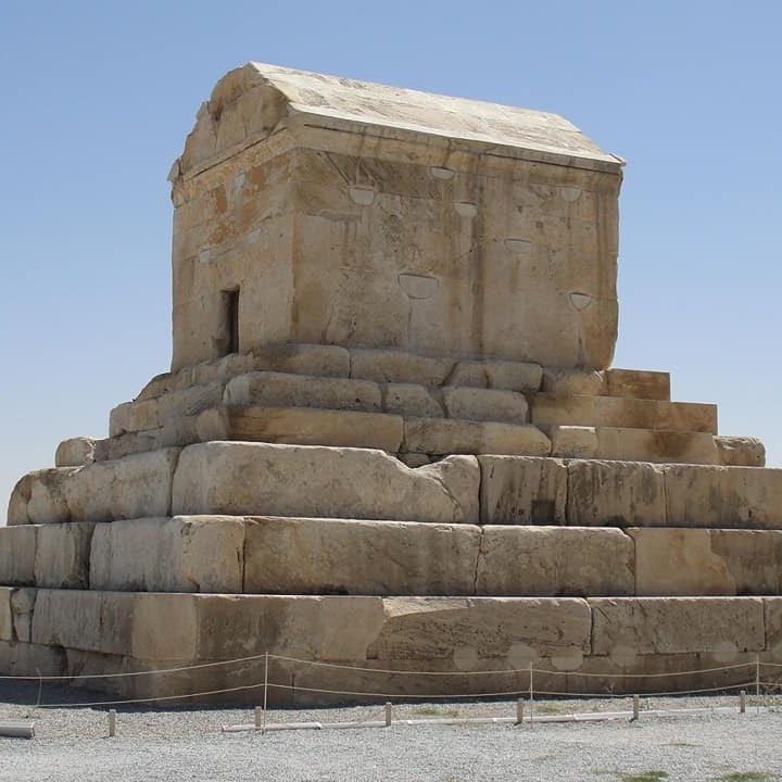 The tomb of Cyrus the great in Pasargade