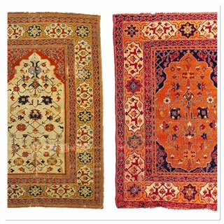 Prayer rug - Single and Double Niche Transylvanian Prayer rugs