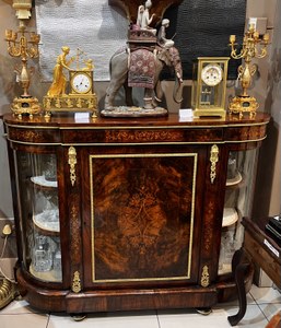 The Victorian Burr Walnut Credenza (c. 1865)
