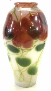 TIFFANY Antique Opaque Favrile Glass Vase