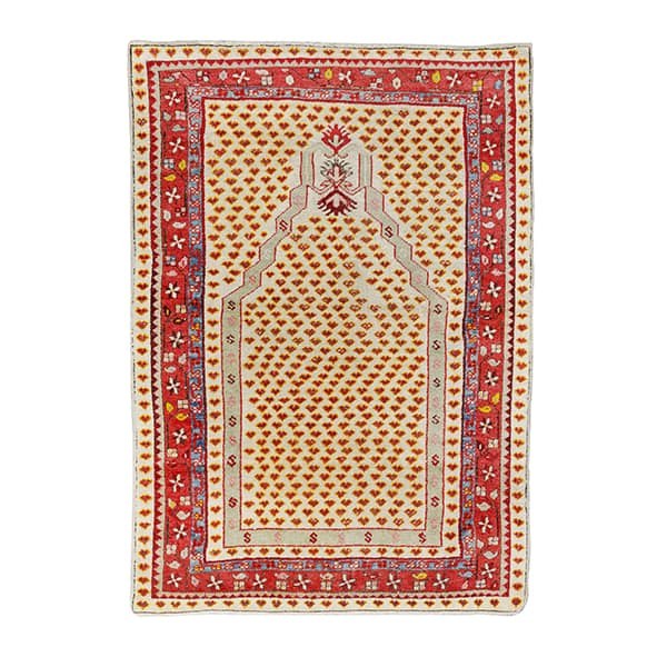 Anatolian prayer Kirsheir, circa 1880  97 x 164 cm  Estimate € 1,300 - 1,500