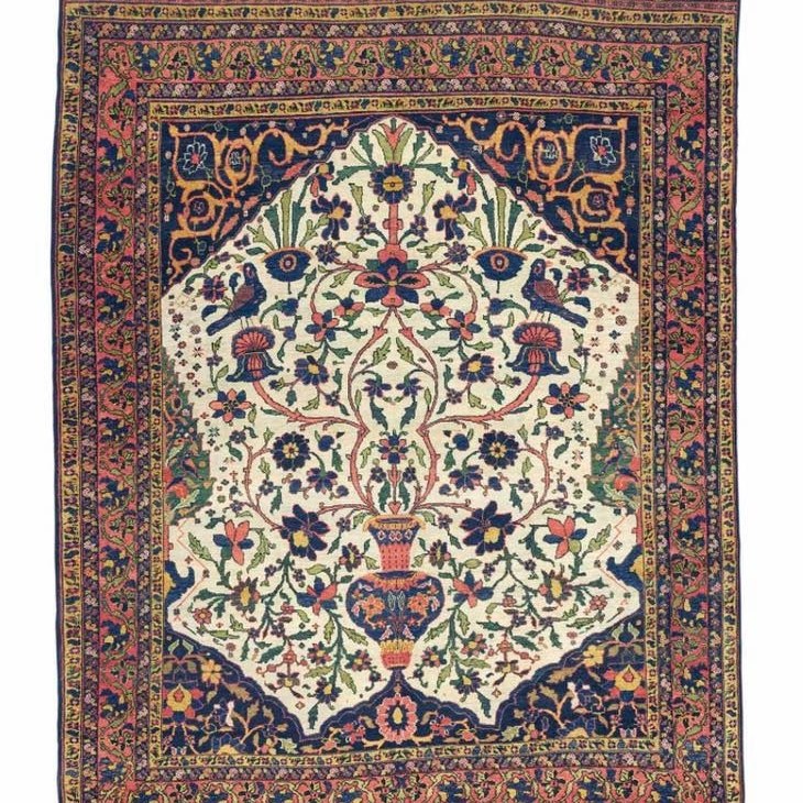 Bakhtiari khan carpet sold at a Christies auction on 21 April 2015