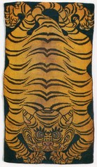 A Tibetan tiger rug