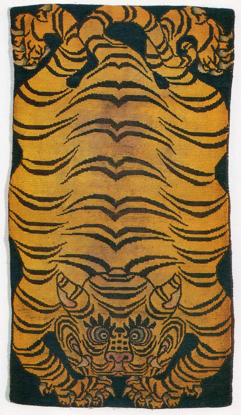 A Tibetan tiger rug